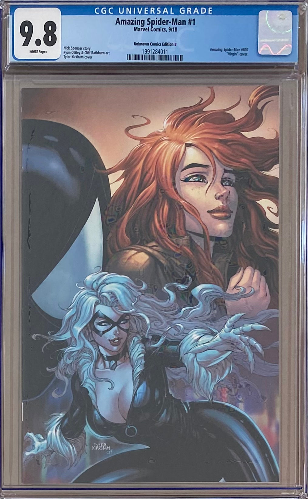 Amazing Spider-Man #1 Unknown Comics/Kirkham Variant B CGC 9.8