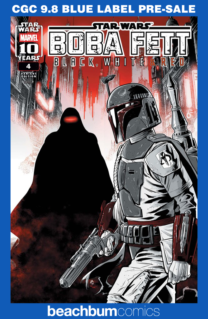 Star Wars: Boba Fett – Black, White & Red #4 Ross Variant CGC 9.8