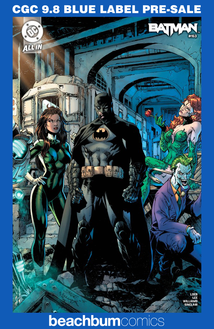 Batman #163 Cover E - Jim Lee Connecting Gatefold Variant CGC 9.8