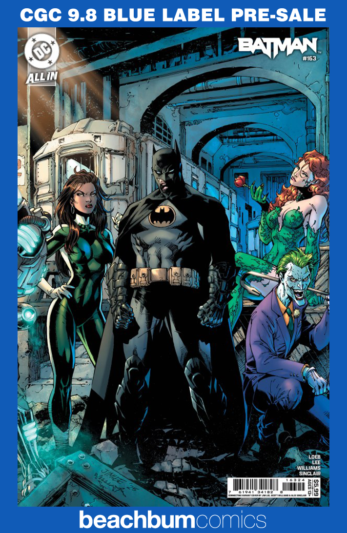 Batman #163 Cover B - Jim Lee Middle Connecting Cover Variant CGC 9.8