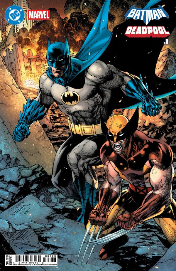 DC/Marvel: Batman/Deadpool #1 Second Printing Cover B Jim Lee Variant (1/28/26)