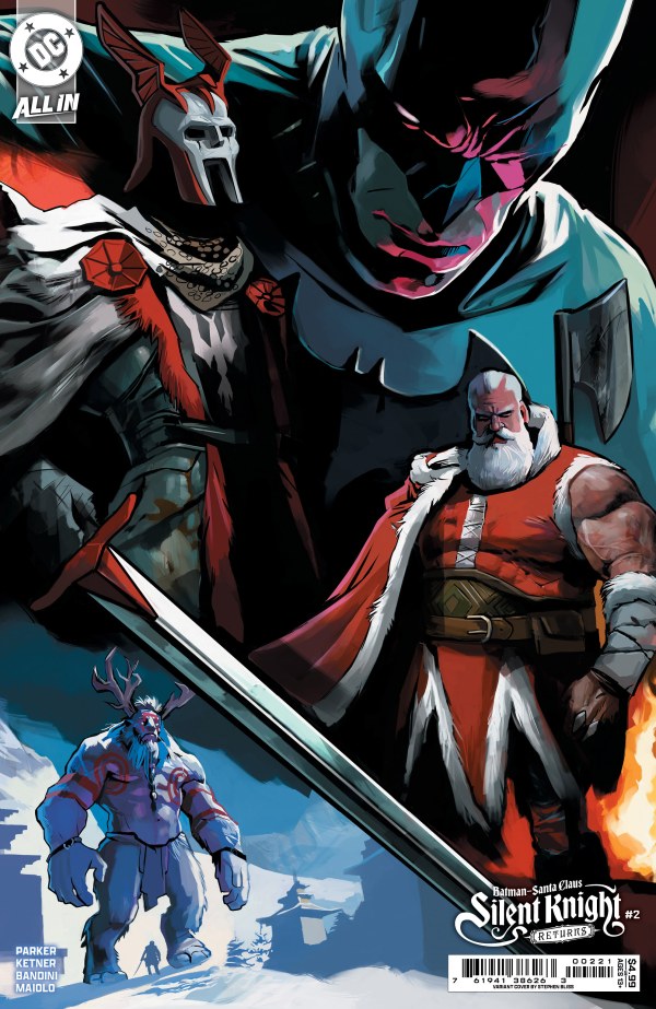 Batman/Santa Claus: Silent Knight Returns #2 Cover B Bliss Variant (12/4/25)