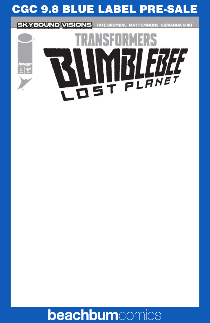 Transformers: Bumblebee – Lost Planet #1 Blank Sketch Variant CGC 9.8