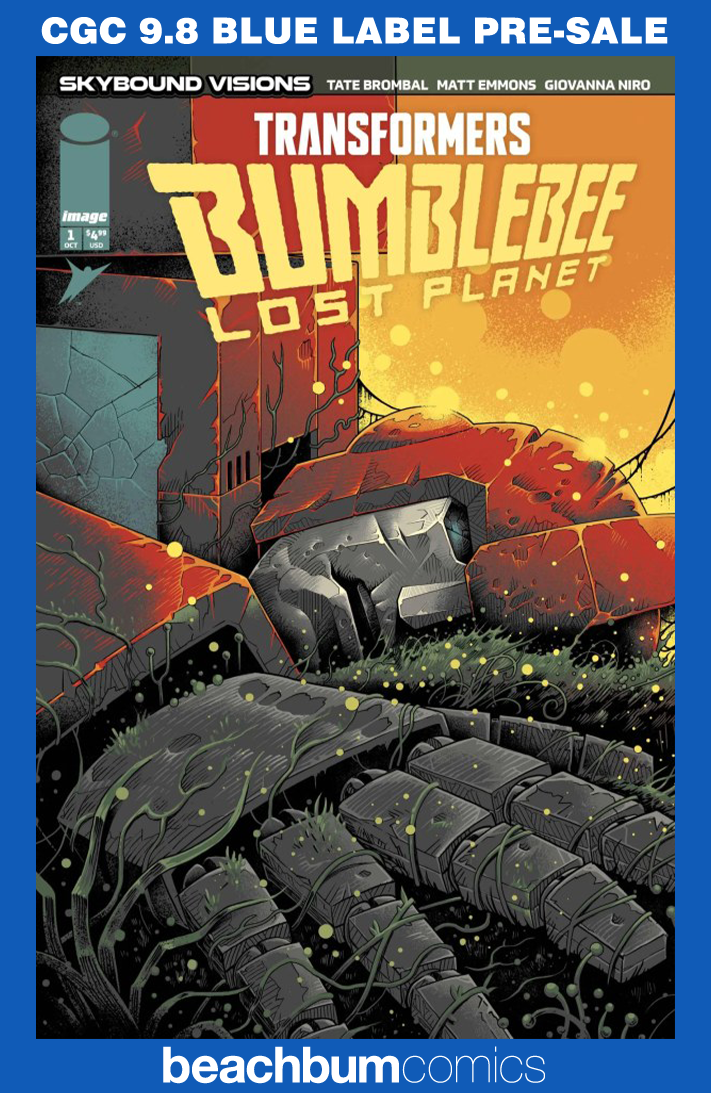 Transformers: Bumblebee – Lost Planet #1 Preece 1:50 Retailer Incentive Variant CGC 9.8