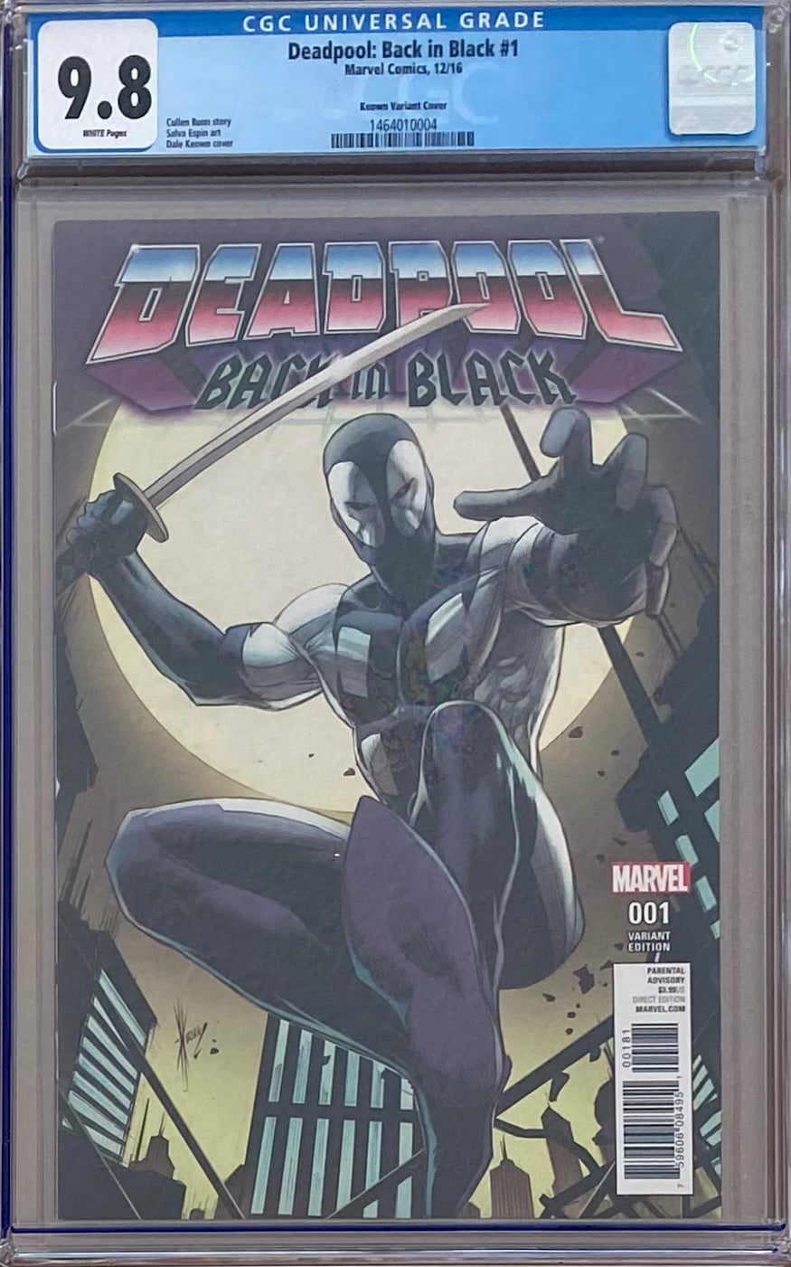Deadpool: Back in Black #1 Keown Variant CGC 9.8