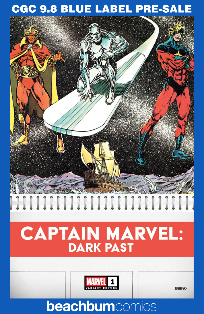 Captain Marvel: Dark Past #1 Starlin 1:50 Retailer Incentive Variant CGC 9.8
