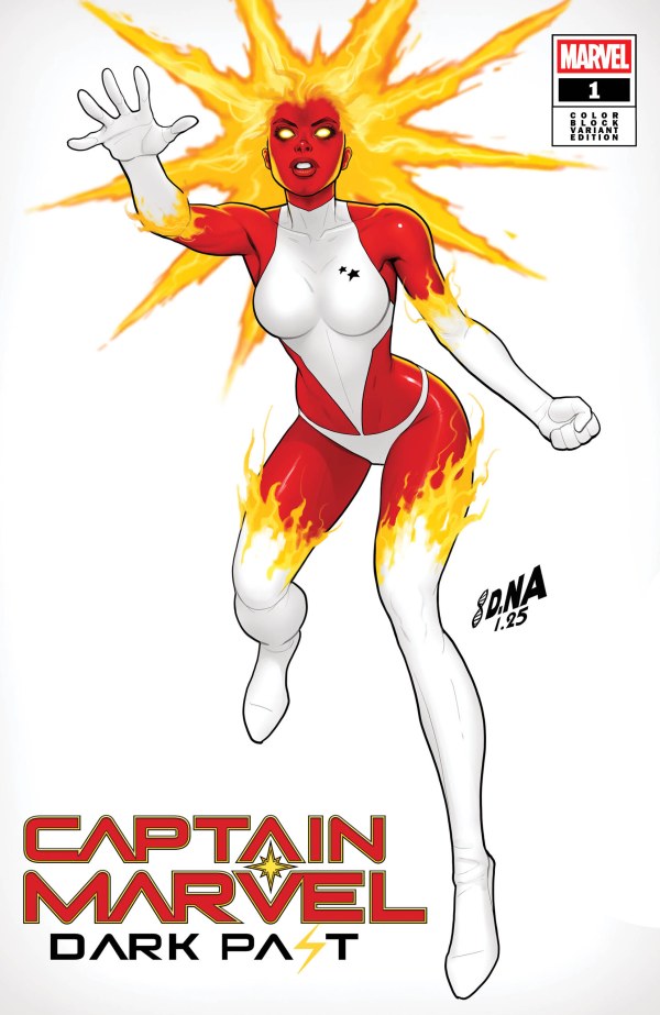 Captain Marvel: Dark Past #1 Nakayama Color Block White Variant (4/1/26)