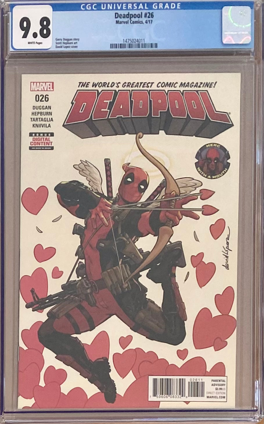 Deadpool #26 CGC 9.8