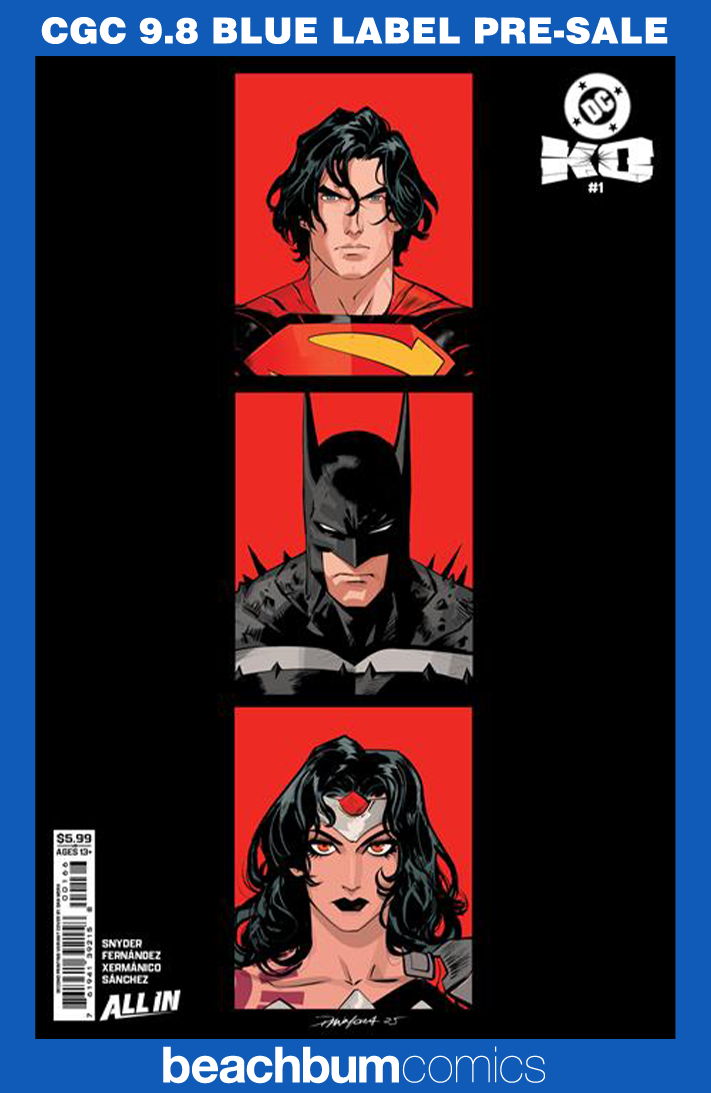 DC K.O. #1 Second Printing Mora Variant CGC 9.8