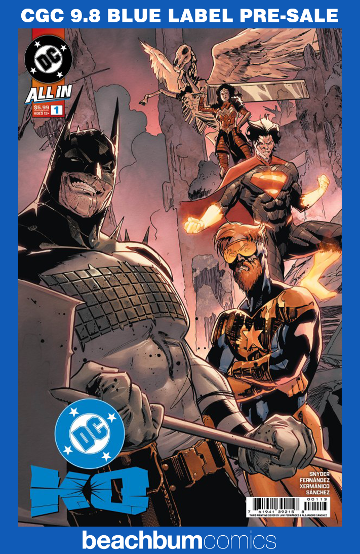 DC K.O. #1 Third Printing CGC 9.8