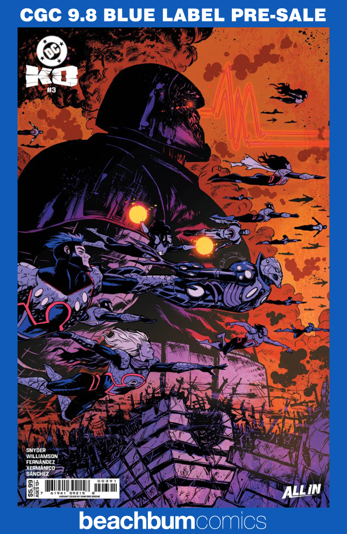 DC K.O. #3 Greene Variant CGC 9.8