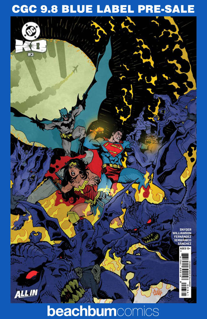 DC K.O. #3 Hamner 1:25 Retailer Incentive Variant CGC 9.8