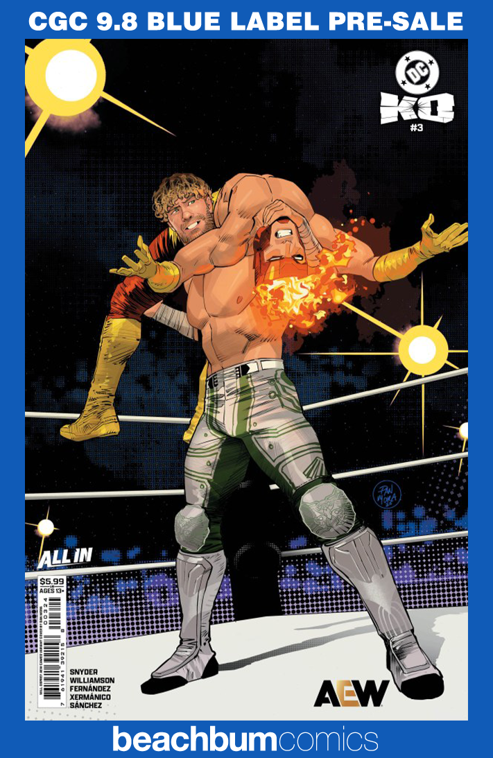 DC K.O. #3 Mora AEW Cameo Variant CGC 9.8
