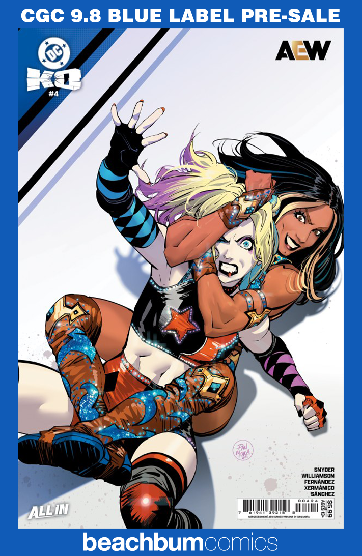 DC K.O. #4 Mora AEW Variant CGC 9.8