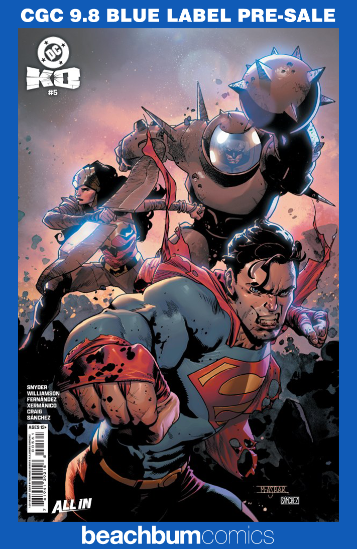 DC K.O. #5 Asrar 1:25 Retailer Incentive Variant CGC 9.8