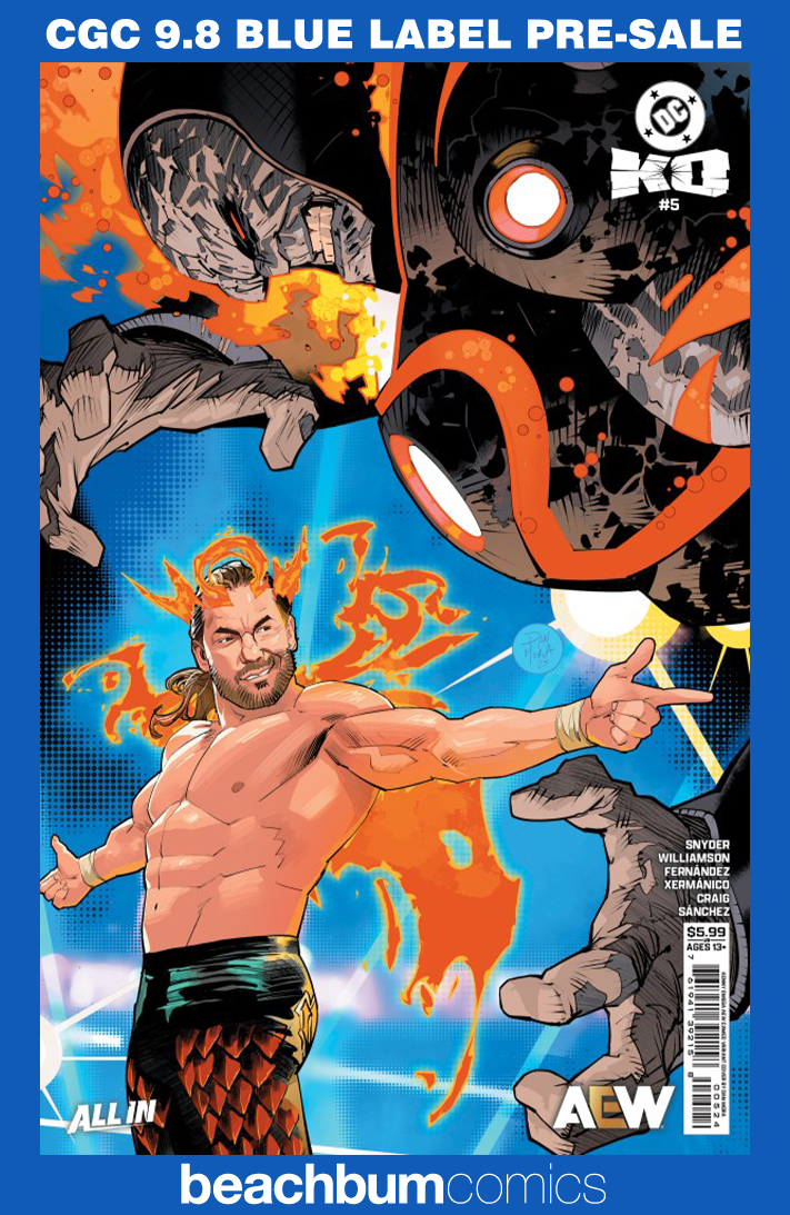 DC K.O. #5 Mora AEW Variant CGC 9.8