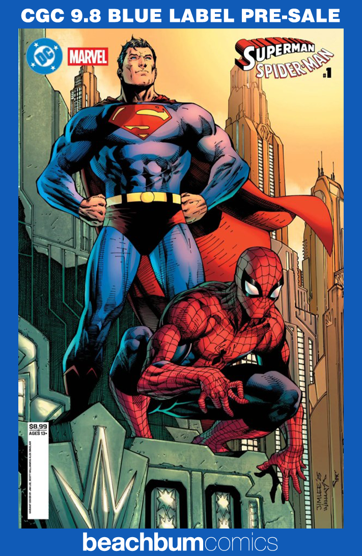 DC/Marvel: Superman/Spider-Man #1 - Cover B - Lee Variant CGC 9.8
