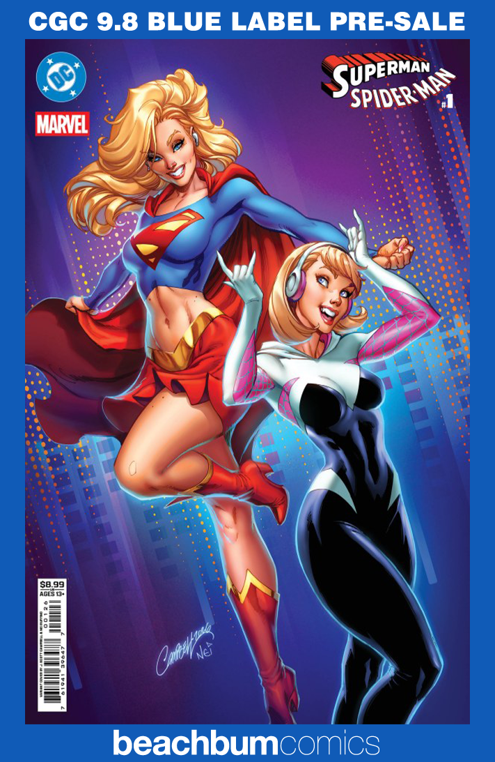 DC/Marvel: Superman/Spider-Man #1 - Cover N - Campbell Variant CGC 9.8