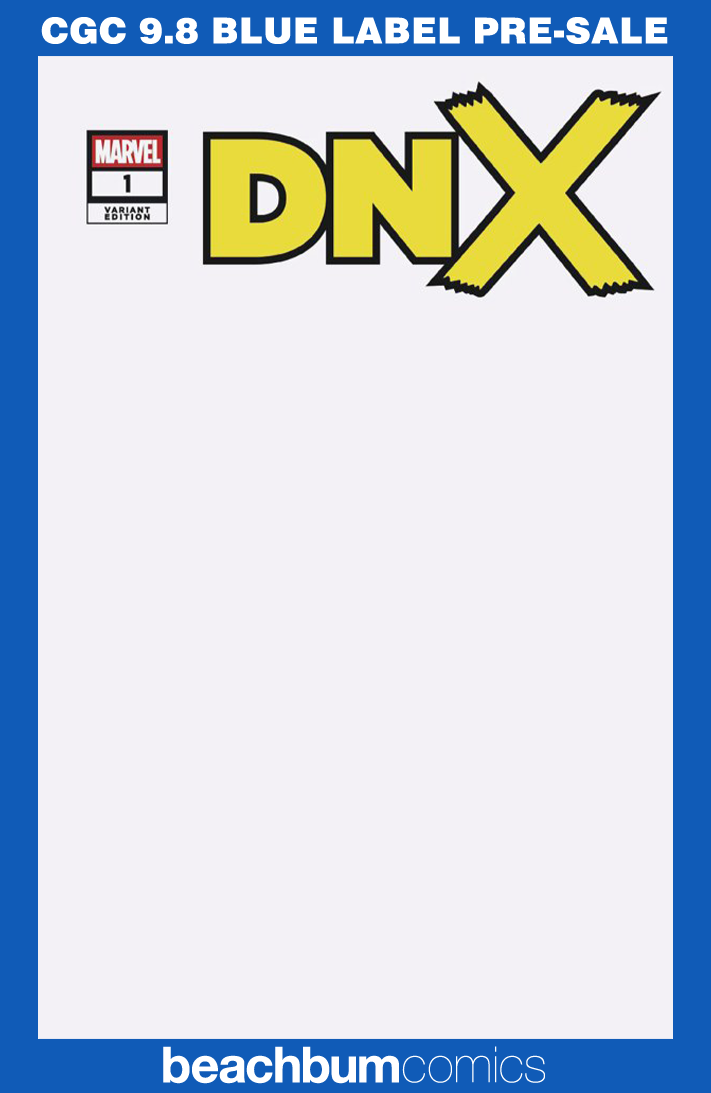 DNX #1 Blank Sketch Variant CGC 9.8