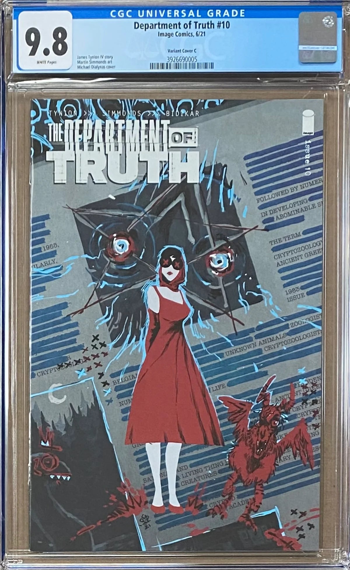 Department of Truth #10 Dialynas Variant CGC 9.8