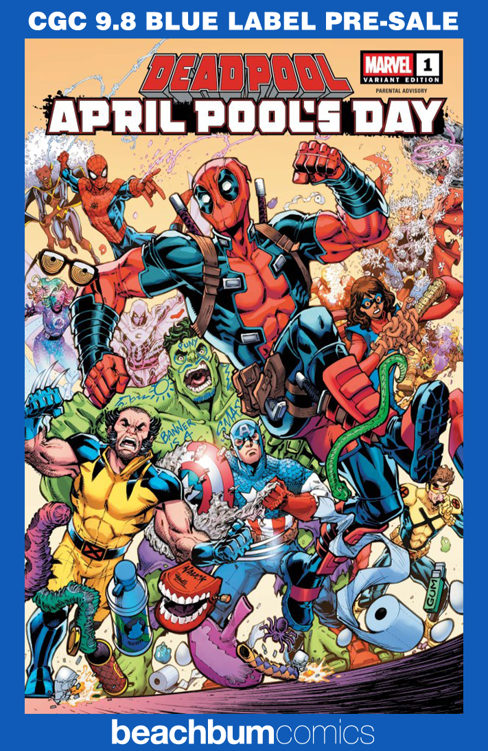 Deadpool: April Pool's Day #1 Nauck Variant CGC 9.8