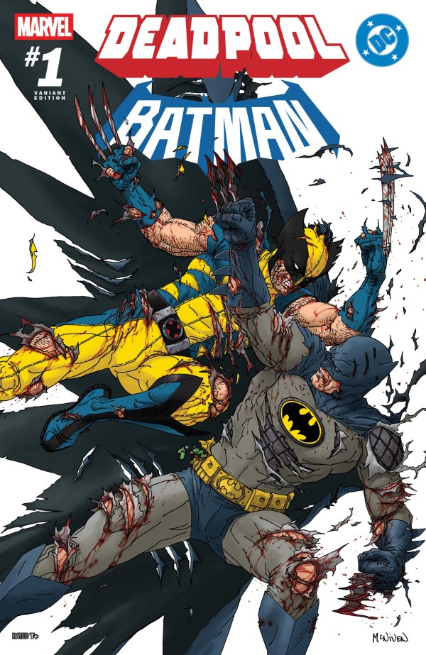Marvel/DC: Deadpool/Batman #1 McNiven 1:25 Retailer Incentive Variant