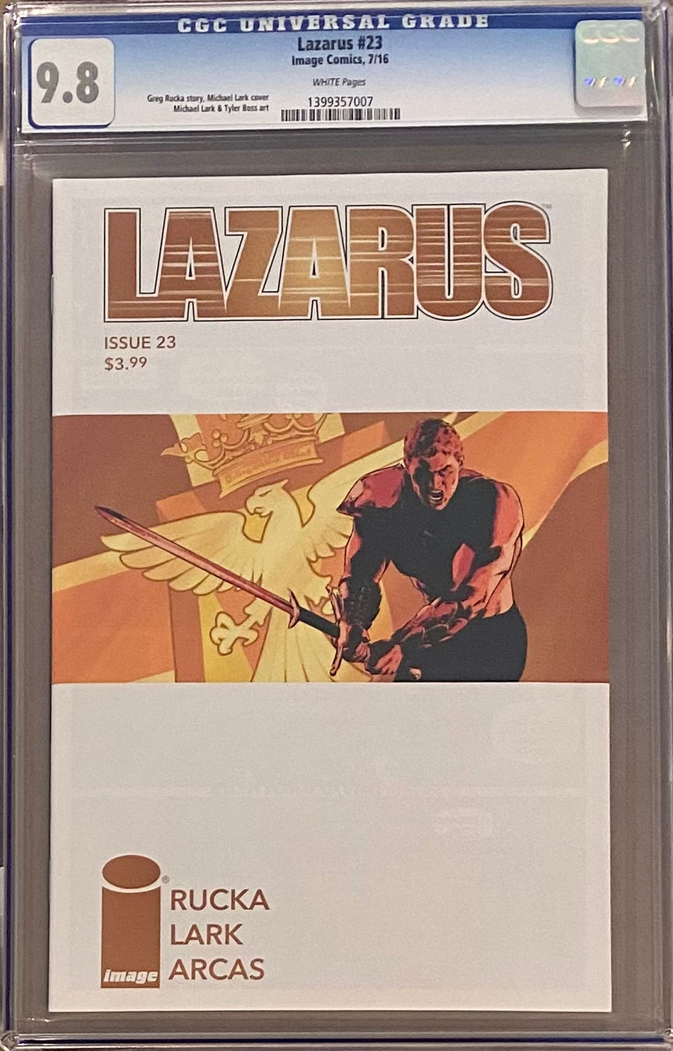 Lazarus #23 CGC 9.8