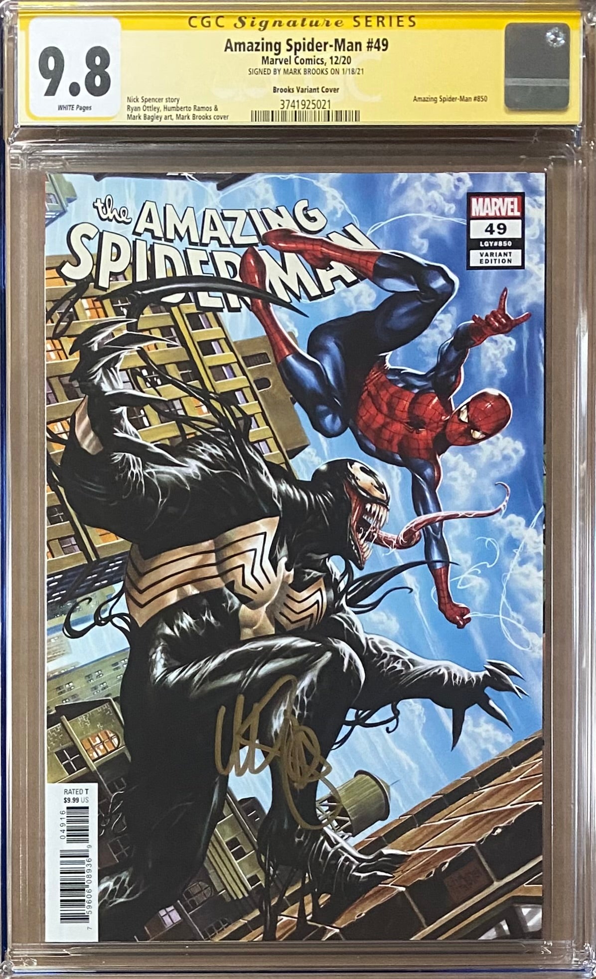 Amazing Spider-Man #49 Brooks Variant CGC 9.8 SS