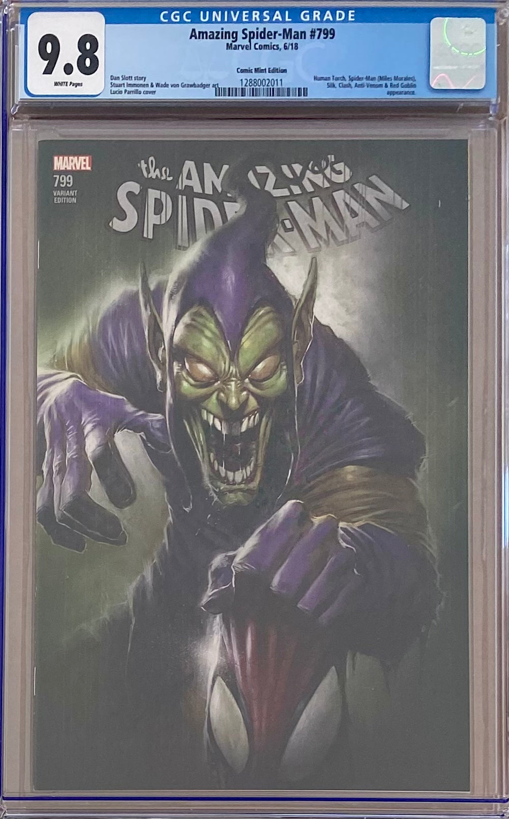 Amazing Spider-Man #799 Comic Mint Variant CGC 9.8