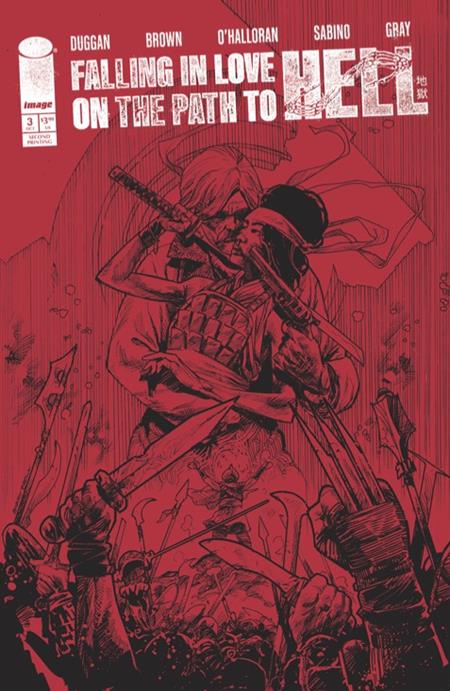 Falling in Lover on the Path to Hell #3 Second Printing Cover A Brown (10/2/24)
