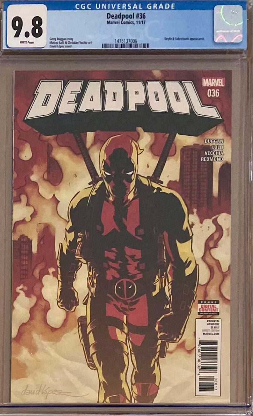 Deadpool #36 CGC 9.8