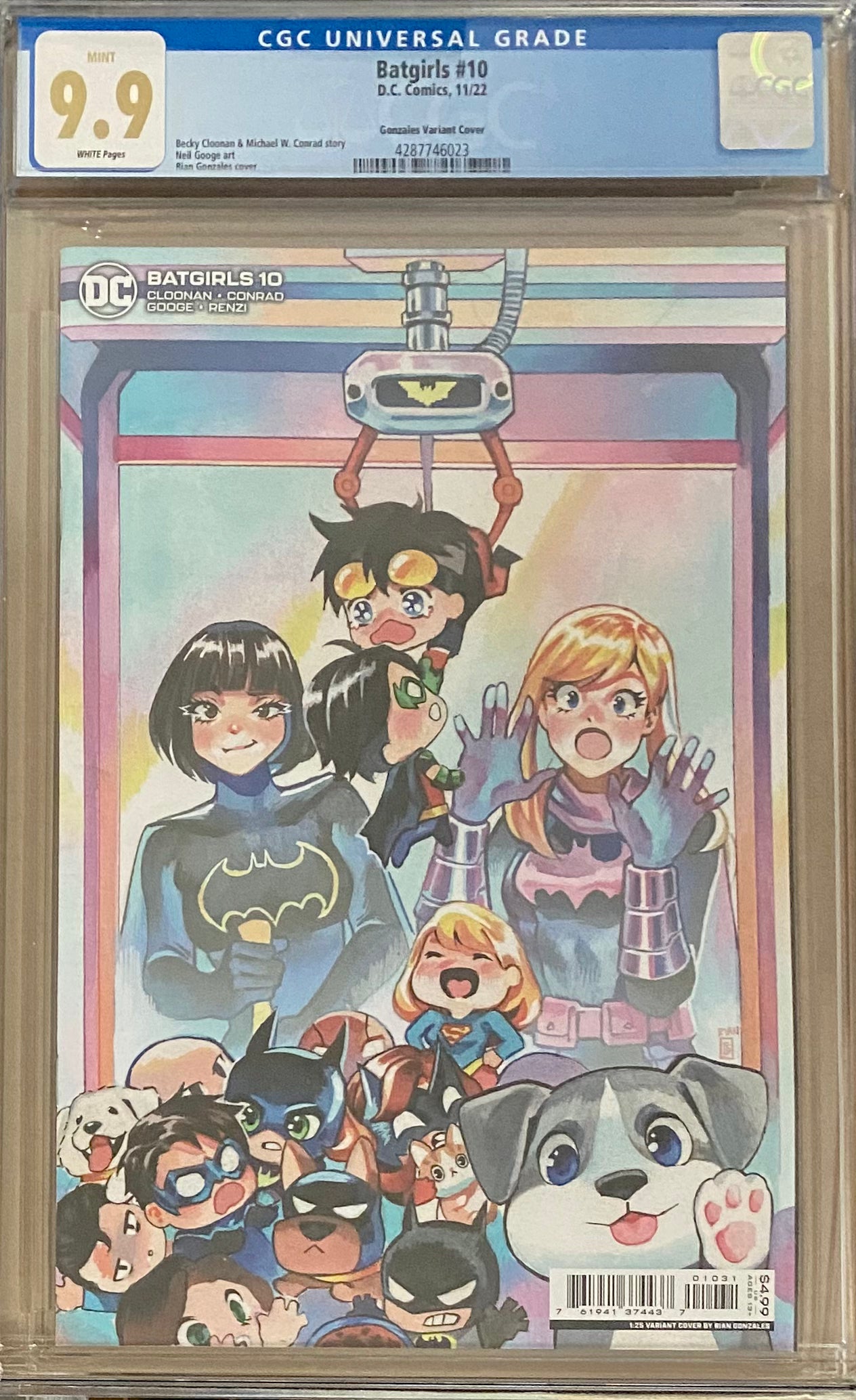 Batgirls #10 Gonzales 1:25 Retailer Incentive Variant CGC 9.9