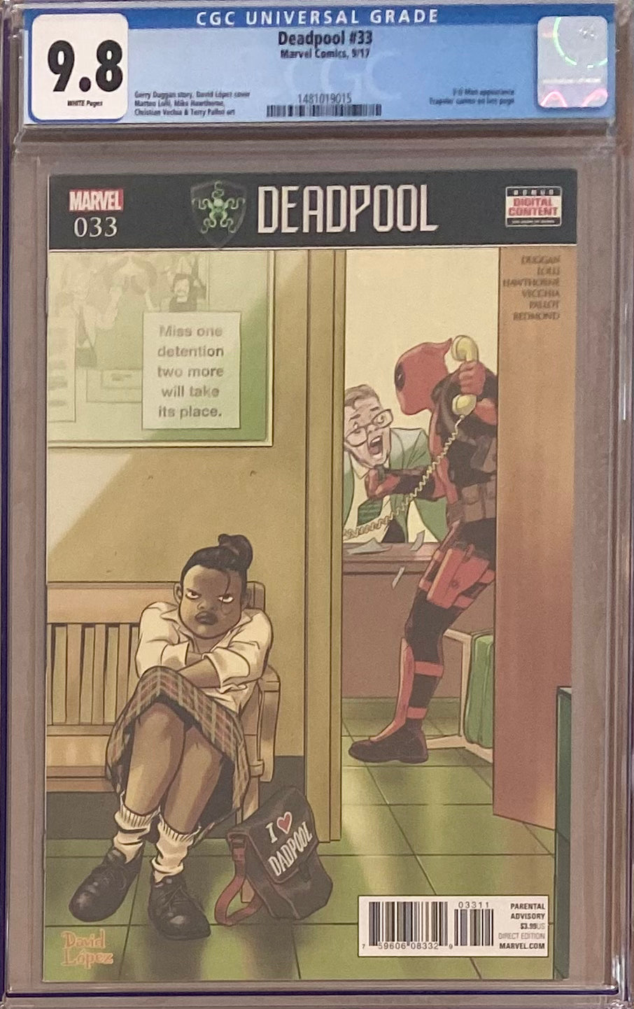 Deadpool #33 CGC 9.8