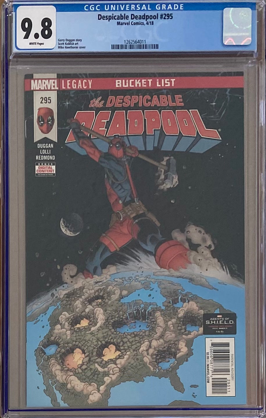 Despicable Deadpool #295 CGC 9.8