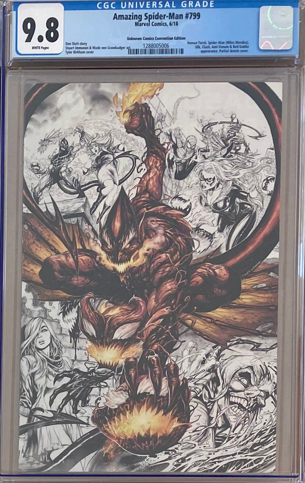 Amazing Spider-Man #799 Unknown Comics Convention Variant CGC 9.8