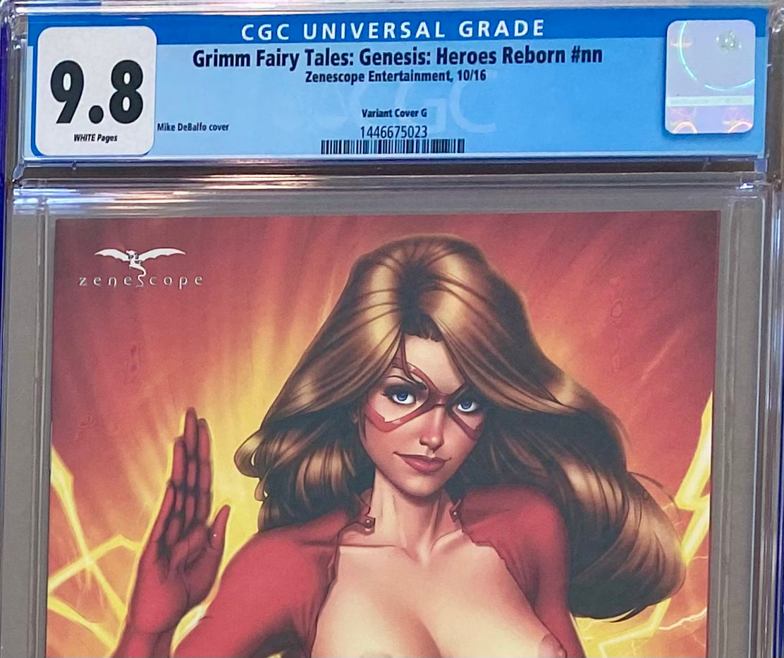 Grimm Fairy Tales: Genesis: Heroes Reborn #nn Nude Variant Cover G CGC 9.8