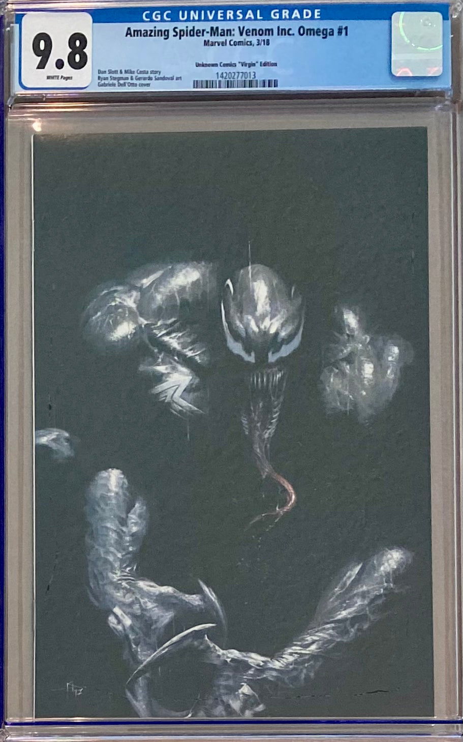 Amazing Spider-Man: Venom Inc. Omega #1 Dell'Otto Virgin Convention Exclusive CGC 9.8