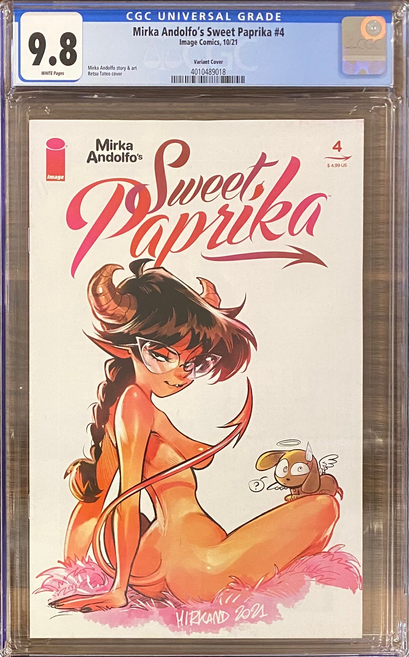 Sweet Paprika #4 Andolfo "Hot" Variant CGC 9.8