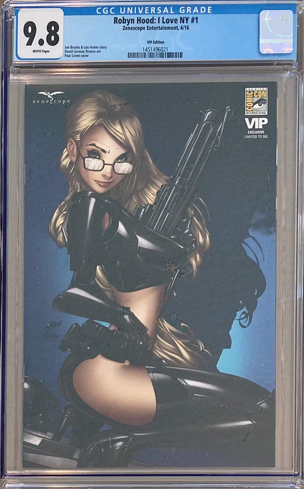 Robyn Hood: I Love NY #1 NYCC VIP Edition CGC 9.8