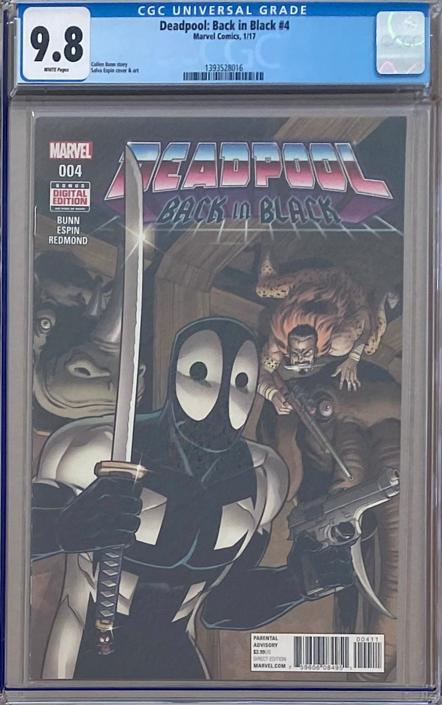 Deadpool: Back in Black #4 CGC 9.8