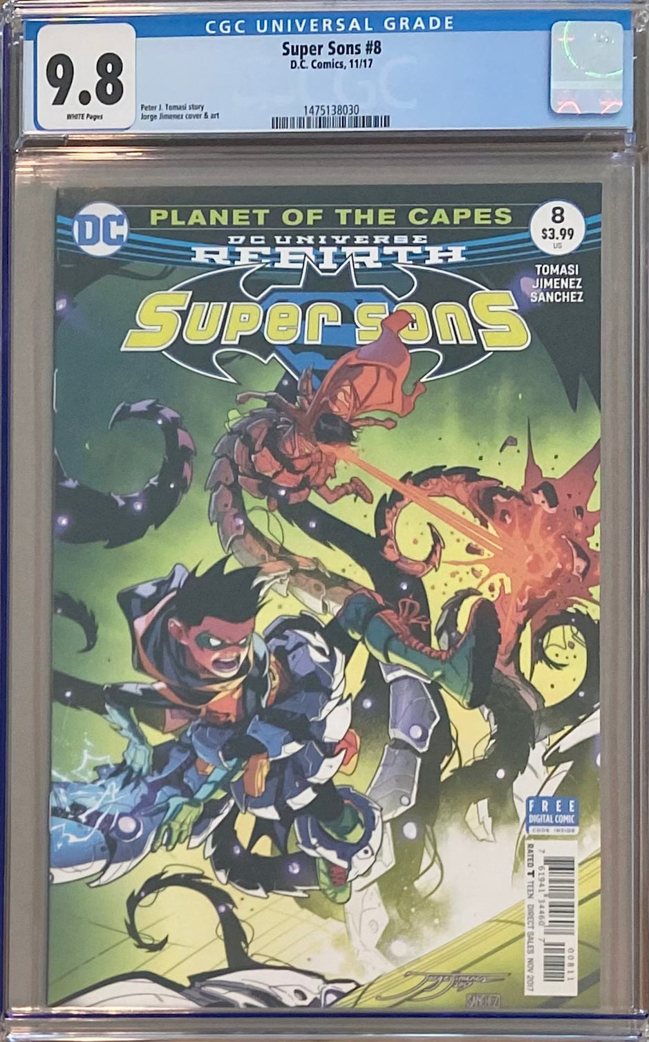 Super Sons #8 CGC 9.8
