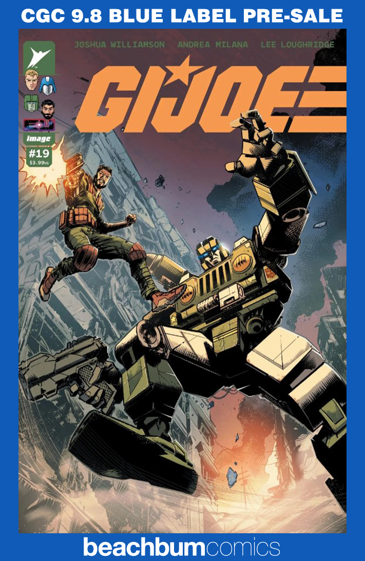 G.I. Joe #19 Hairsine 1:50 Retailer Incentive Variant CGC 9.8