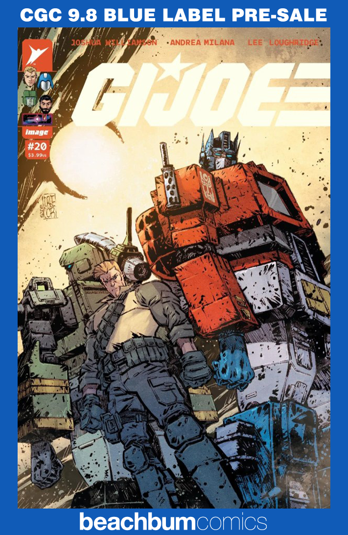 G.I. Joe #20 Corona 1:50 Retailer Incentive Variant CGC 9.8