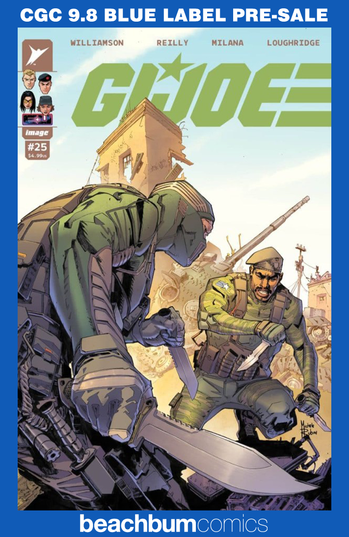 G.I. Joe #25 Rubini 1:50 Retailer Incentive Variant CGC 9.8