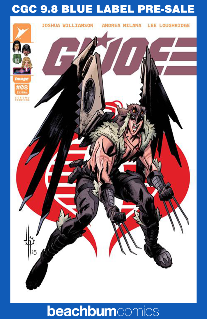 G.I. Joe #8 Second Printing - Cover B - CGC 9.8