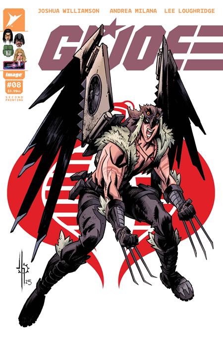 G.I. Joe #8 Second Printing Cover B Johnson Raptor Variant (1/21/26)