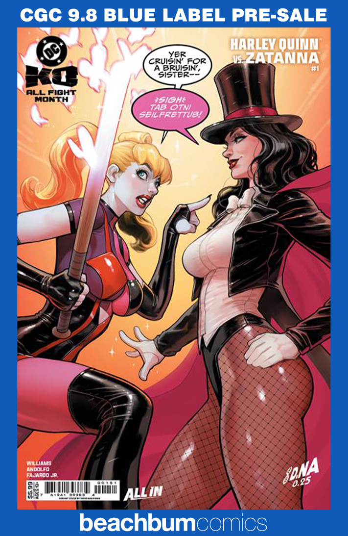 DC K.O.: Harley Quinn vs. Zatanna #1 Nakayama Variant CGC 9.8