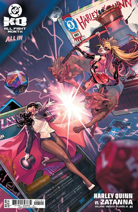 DC K.O.: Harley Quinn vs. Zatanna #1 Cover C Campbell Variant (12/17/25)