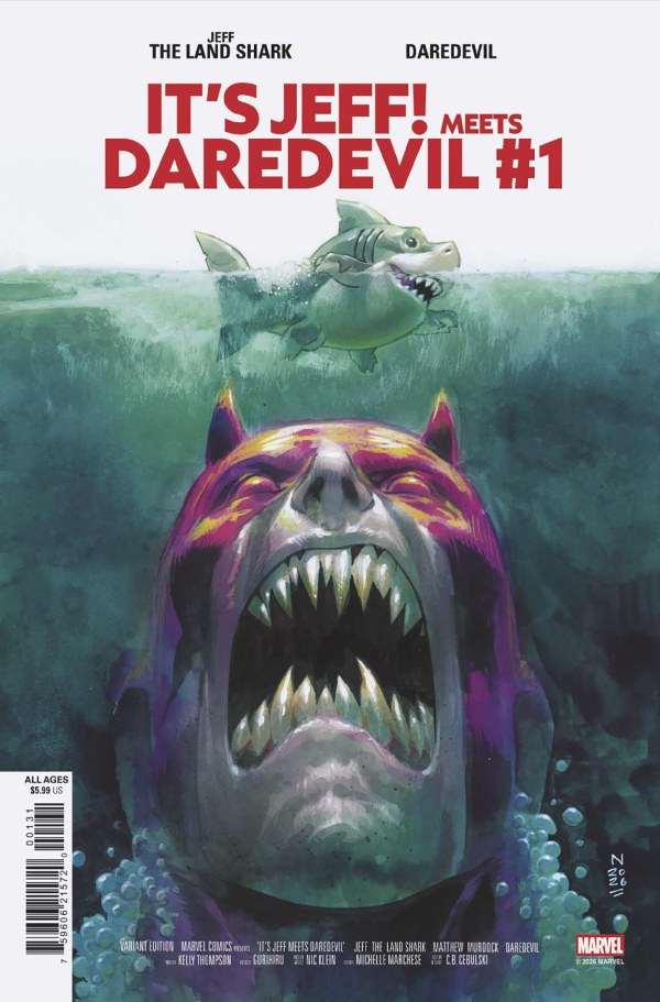It's Jeff Meets Daredevil #1 Klein Variant (2/18/26)