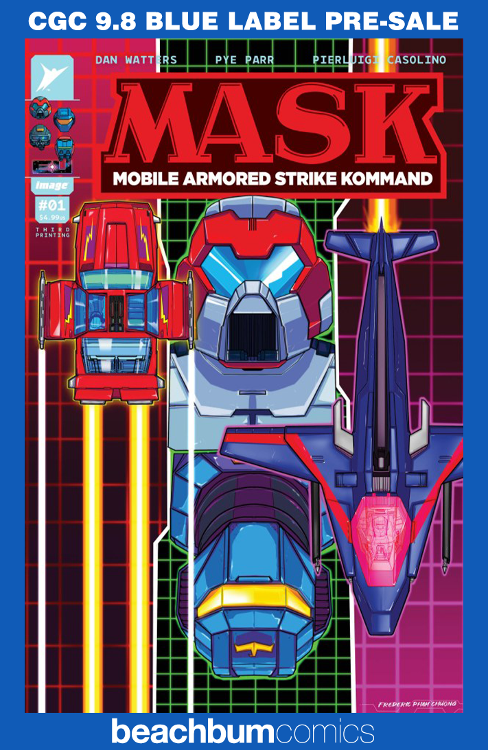 M.A.S.K. #1 Third Printing CGC 9.8
